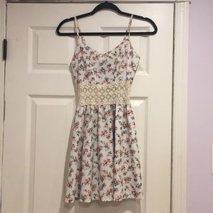White floral sundress